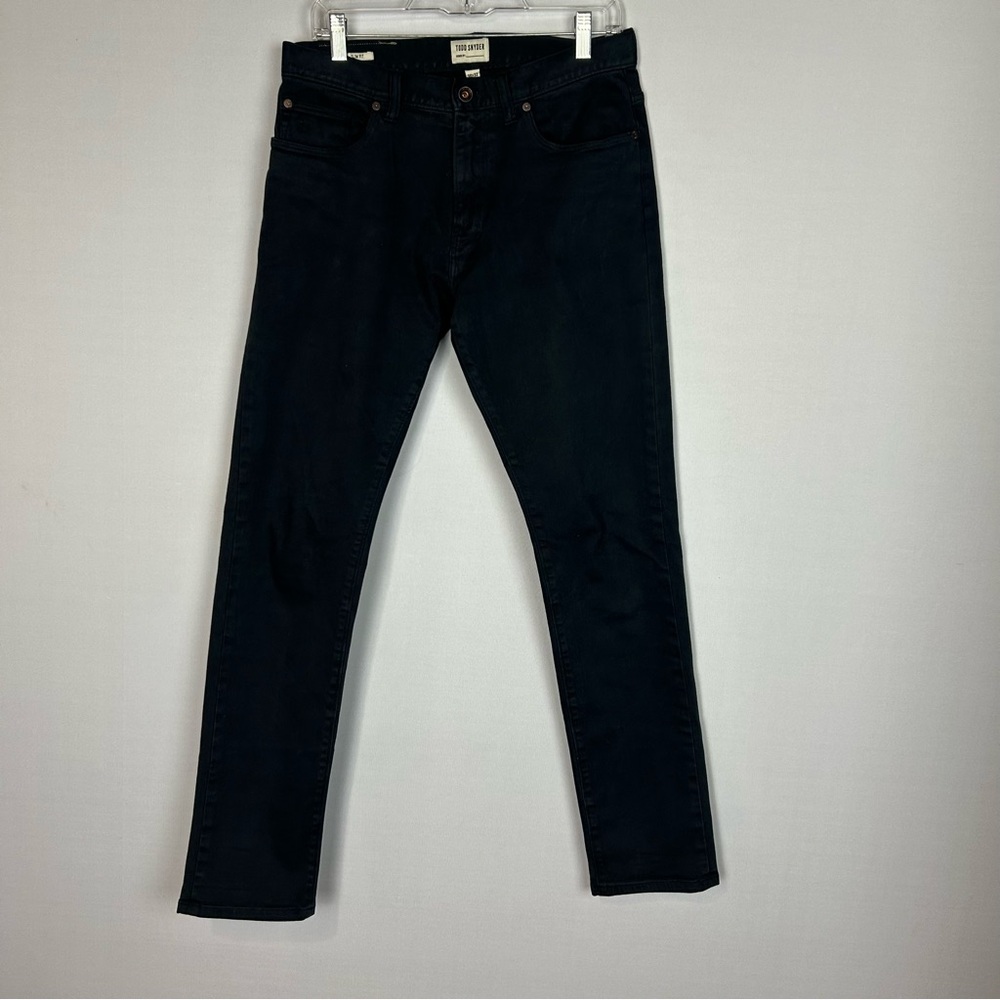 Todd Snyder Blue Slim Fit 5-Pocket Chino Size 30